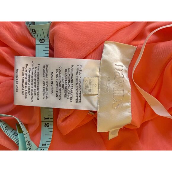 Party Dress by David's Bridal Sz 2 Bridesmaid, Prom, Cruise, Dinner Great Price! - Picture 7 of 7